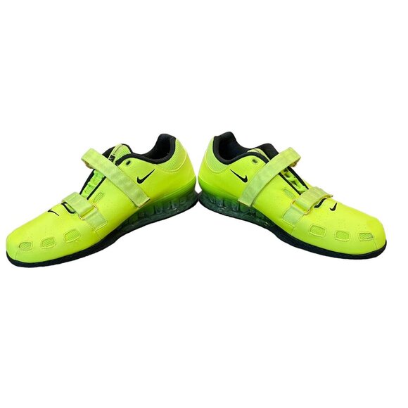 Nike Romaleos 2 Weightlifting Shoes Mens Size 18 Volt  476927-700 Mint Condition - Picture 2 of 11